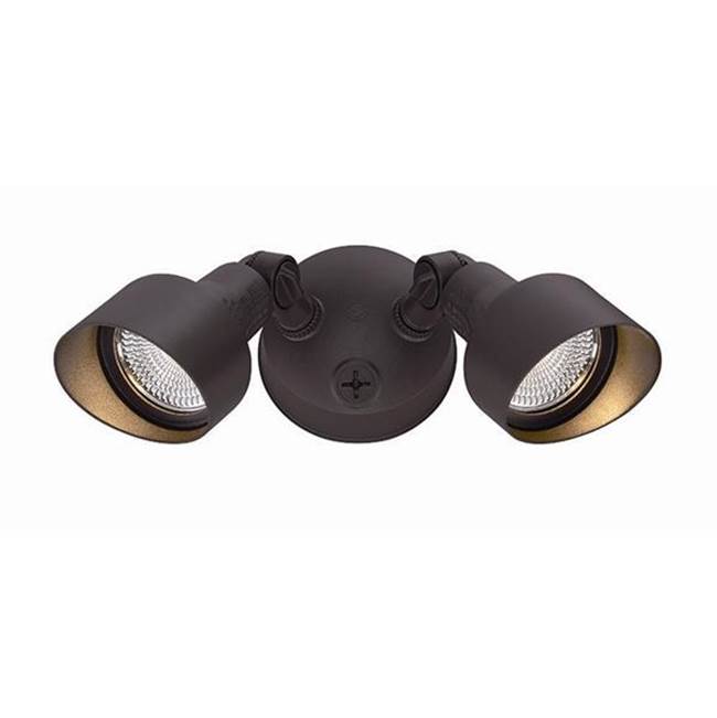 Acclaim Lighting 2-Light Architectural Bronze Integrated LED Adjustable Head Floodlight