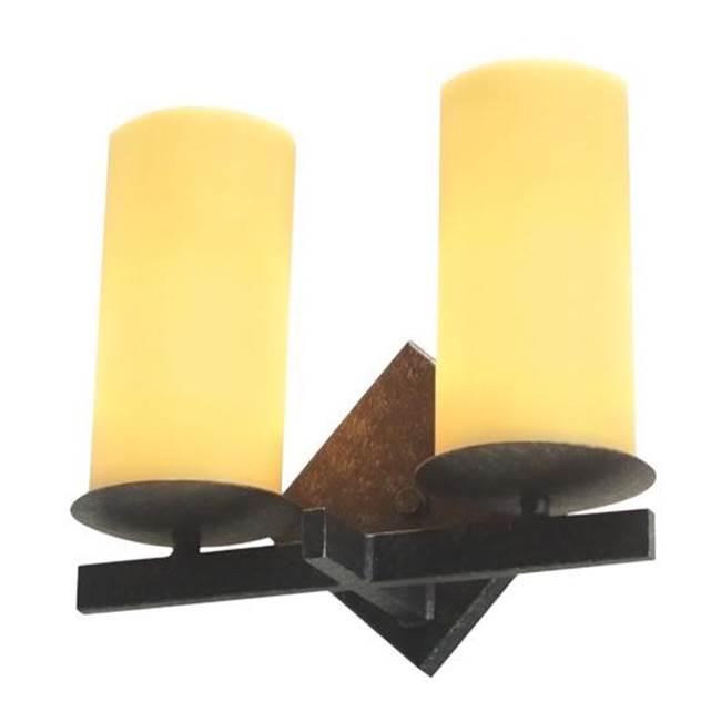 2nd Ave Designs 12'' Wide Dante 2 Light Wall Sconce