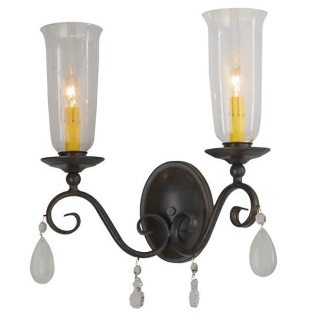 2nd Ave Designs 16''W Wallis 2 LT Wall Sconce