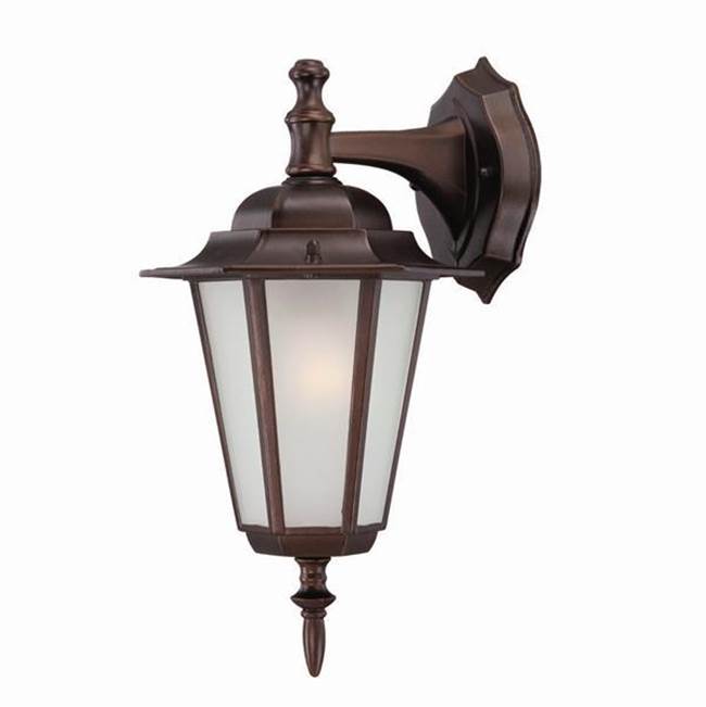 Acclaim Lighting Camelot 1-Light Architectural Bronze Wall Light With Frosted Glass