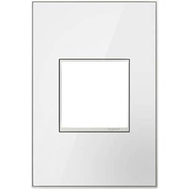 Adorne Mirror White, 1-Gang Wall Plate