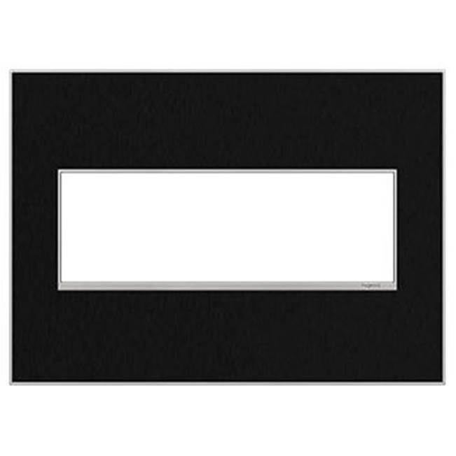 Adorne Black Stainless, 3-Gang Wall Plate