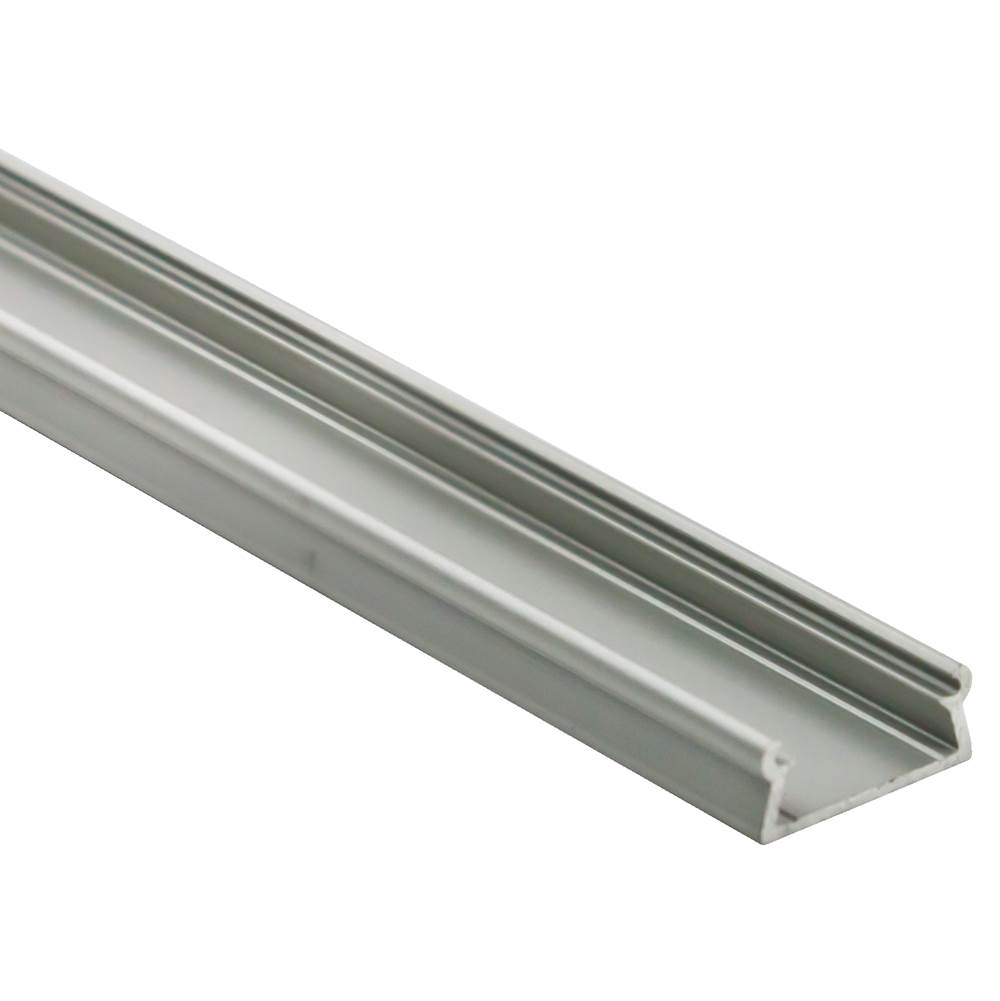 American Lighting ECONOMY EXTRUSION, ANOD. ALUM, INCL. FROSTED LENS, 1M