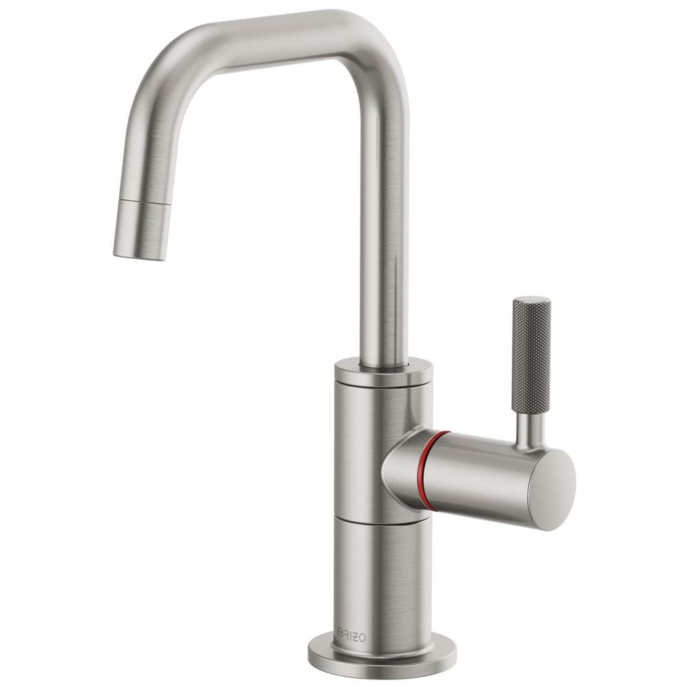 Brizo Litze® Instant Hot Faucet with Square Spout and Knurled Handle