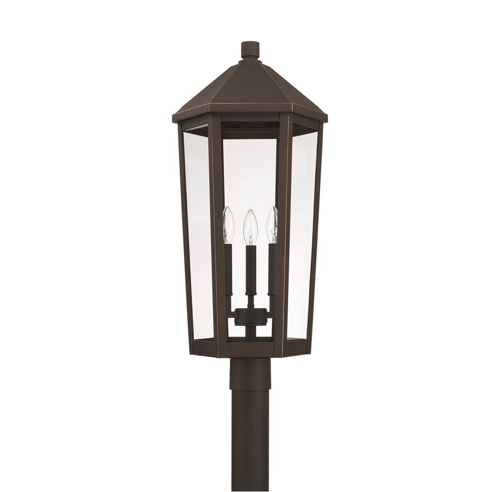 Capital Lighting 3 Light Outdoor Post Lantern