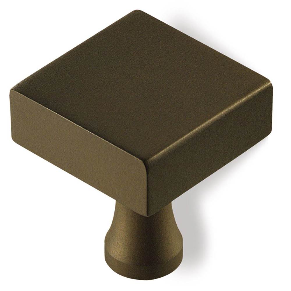 Colonial Bronze Cabinet Knob Hand Finished in Matte Light Statuary Bronze
