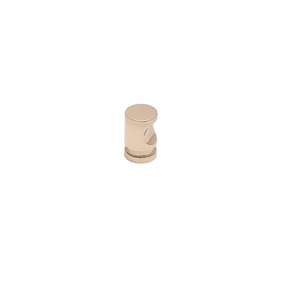 Colonial Bronze Cabinet Knob Hand Finished in Matte Satin Brass
