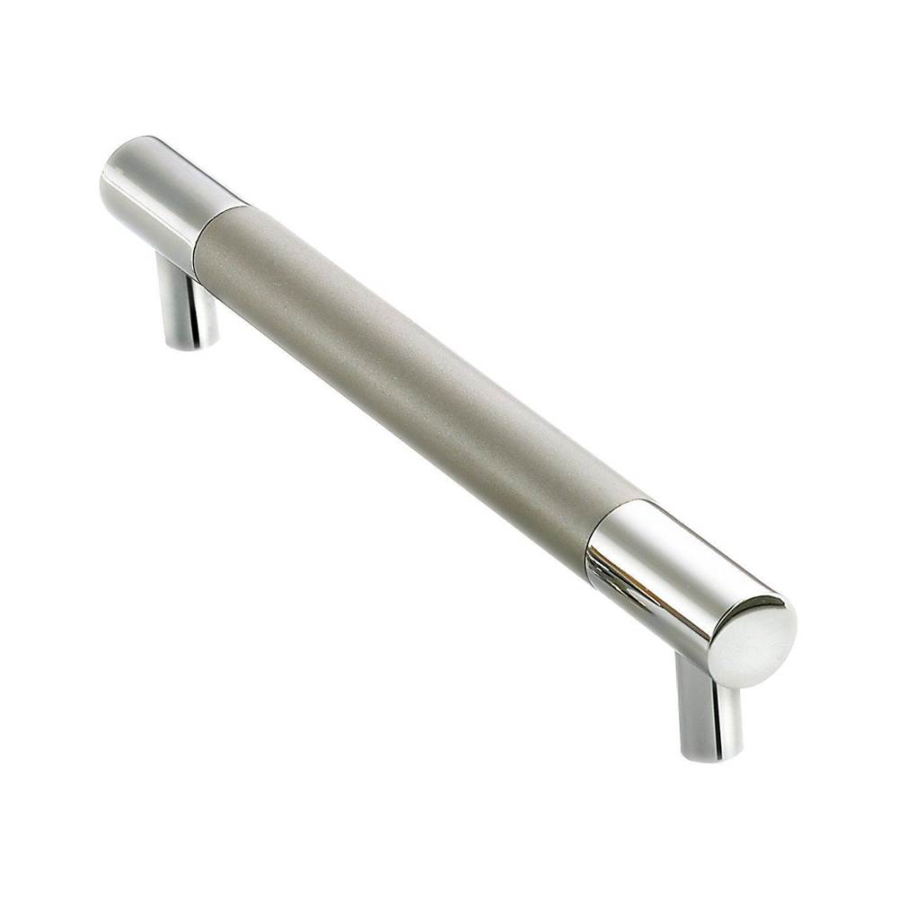 Colonial Bronze Cabinet, Appliance, Door and Shower Door Pull Hand Finished in Polished Nickel and Satin Chrome
