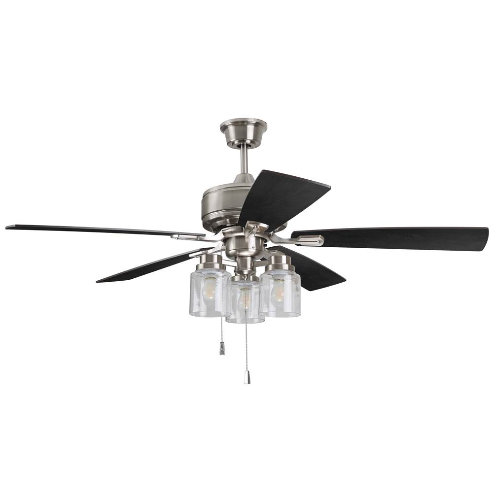Craftmade 52'' Ceiling Fan w/Blades and 3x4W LED Light Kit