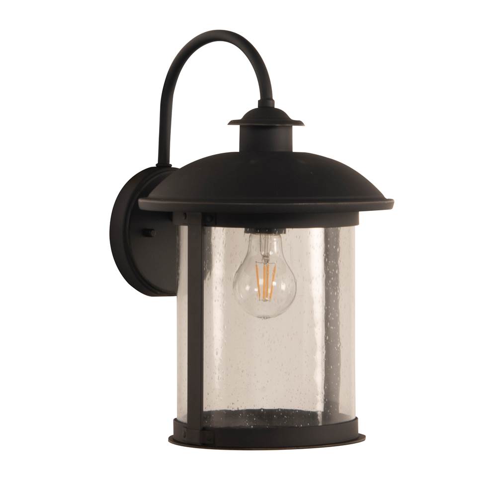 Craftmade O''Fallon Medium 1 Light Outdoor Lantern in Dark Bronze Gilded