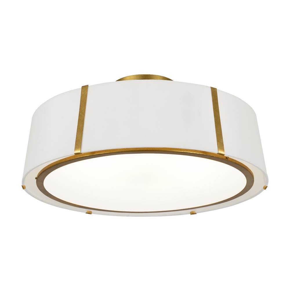 Crystorama Fulton 6 Light Antique Gold Ceiling Mount