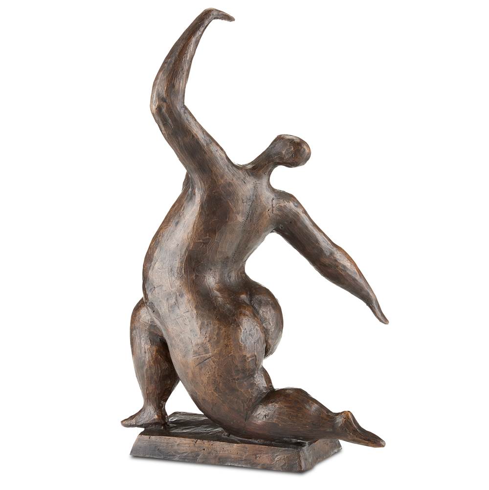 Currey And Company Stretching Dancer Bronze