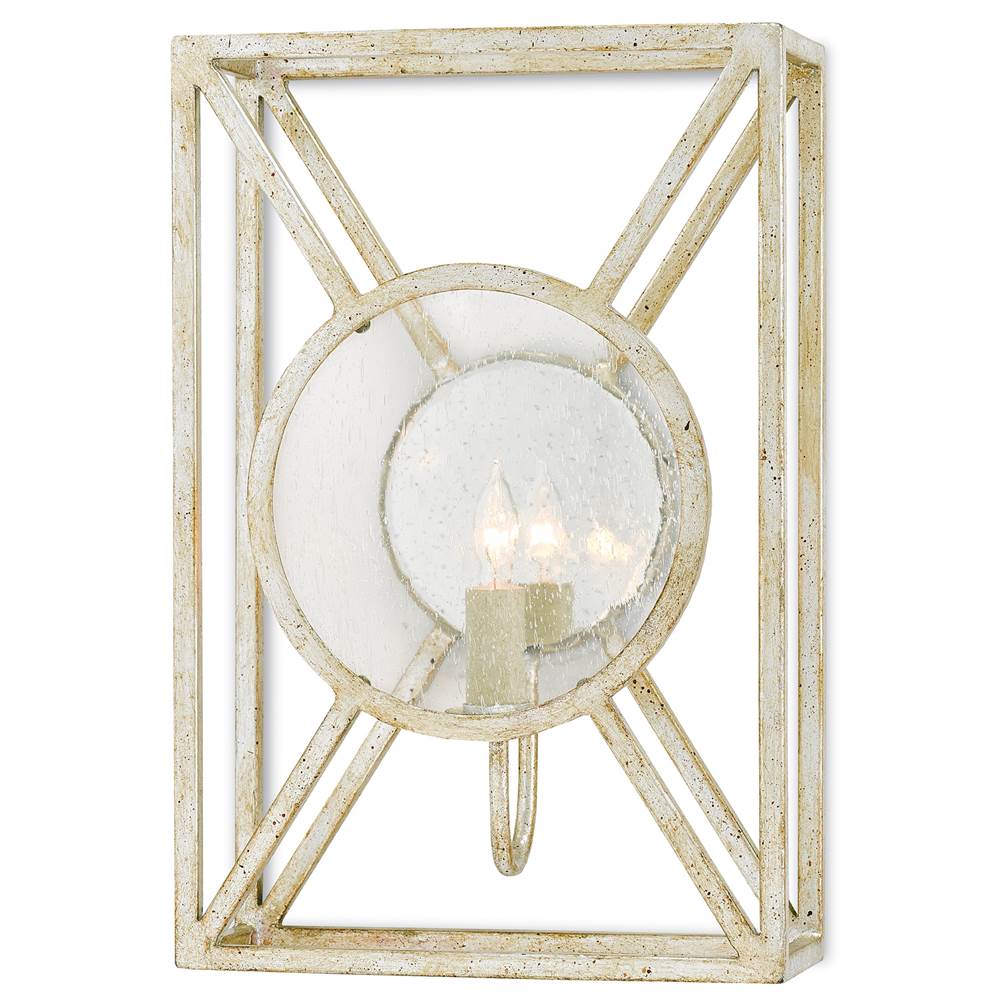 Currey And Company Beckmore Silver Wall Sconce