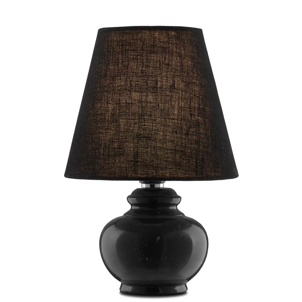 Currey And Company Piccolo Black Mini Table Lamp