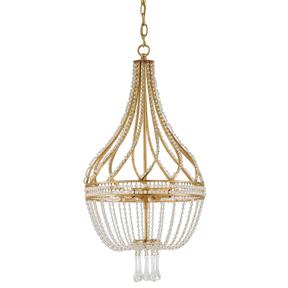 Currey And Company Ingenue Gold Chandelier