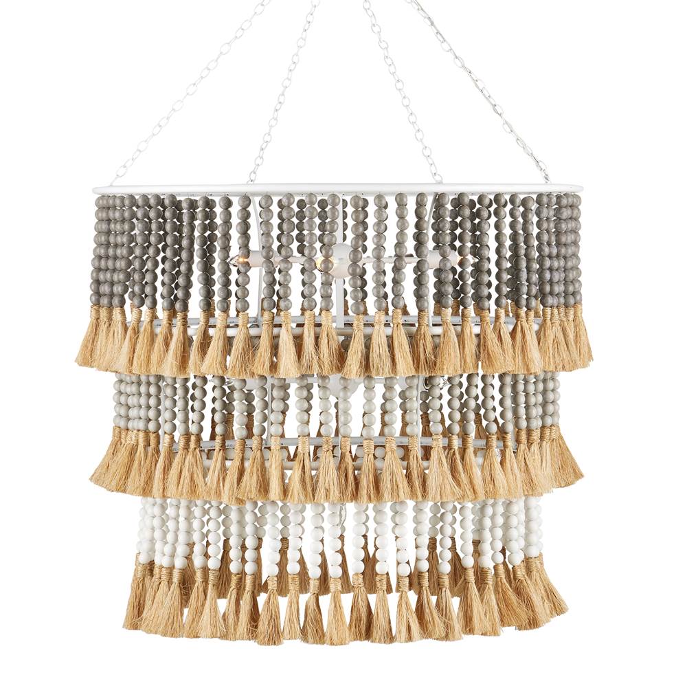 Currey And Company St. Barts Taupe Chandelier
