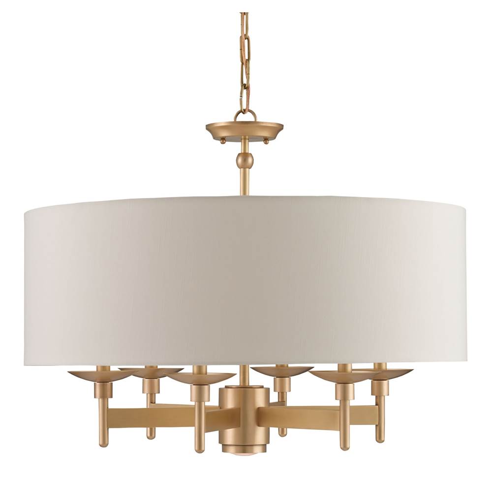 Currey And Company Bering Brass Chandelier