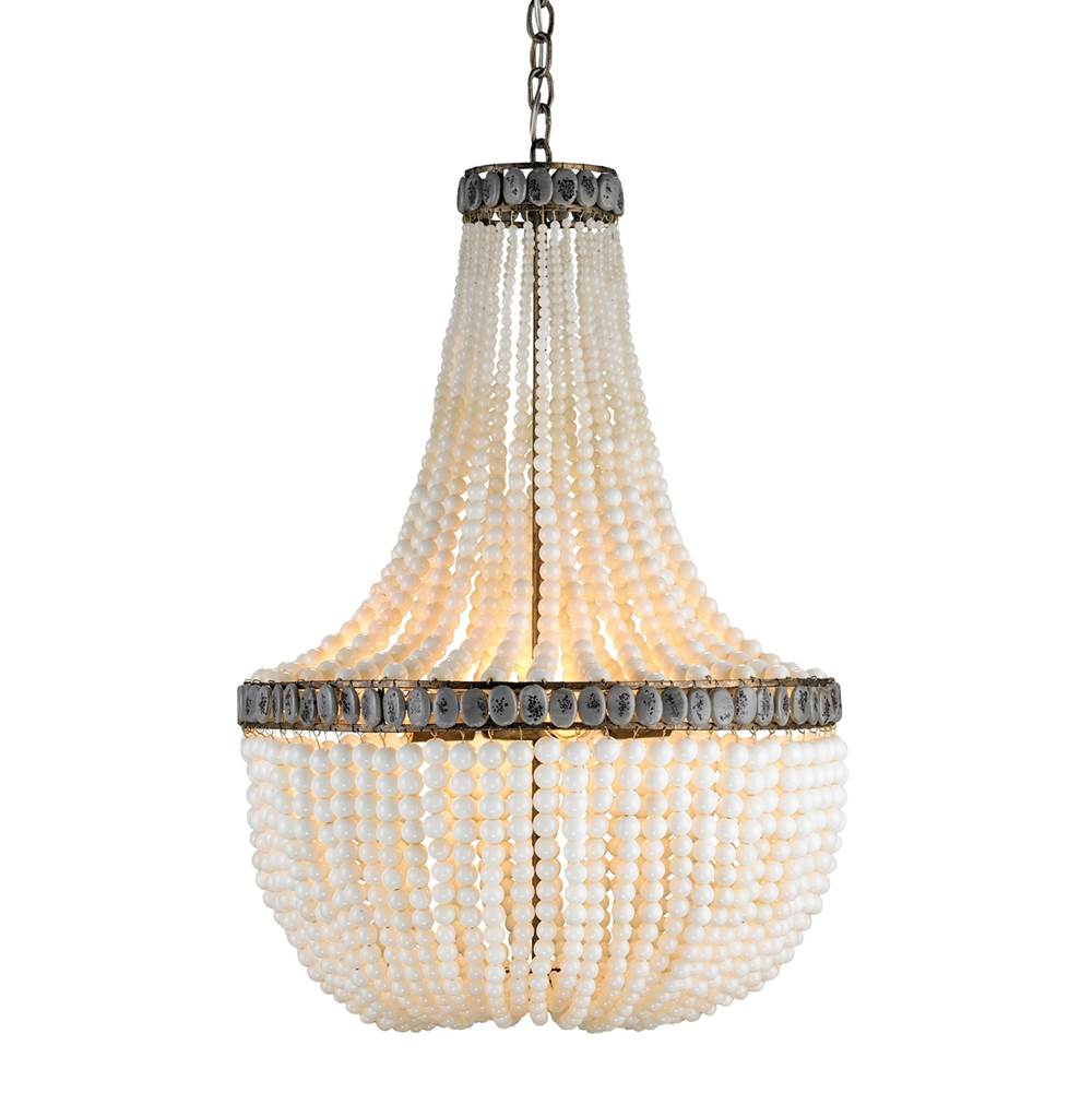 Currey And Company Hedy Cream Chandelier