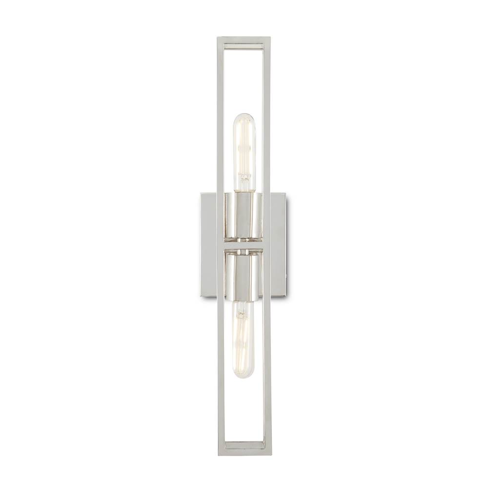Currey And Company Bergen Nickel Wall Sconce