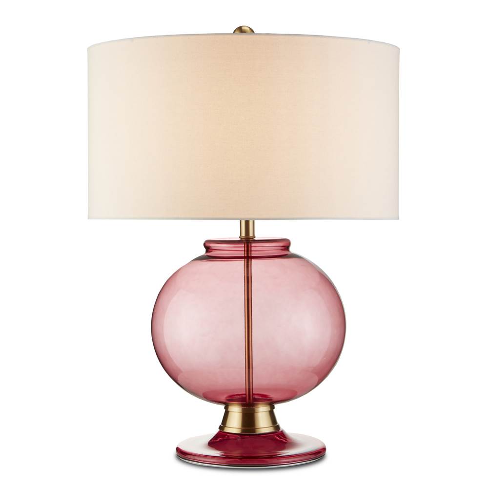 Currey And Company Jocasta Red Table Lamp