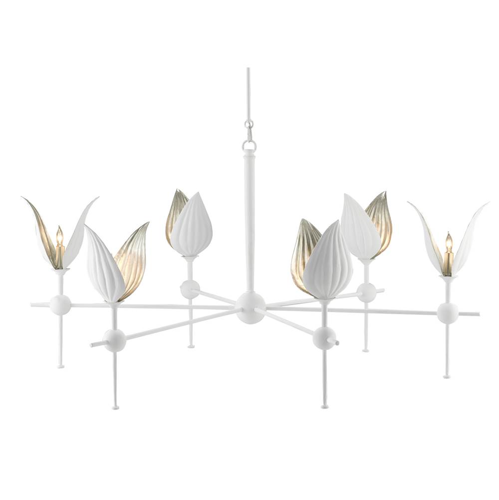 Currey And Company Peace Lily Chandelier