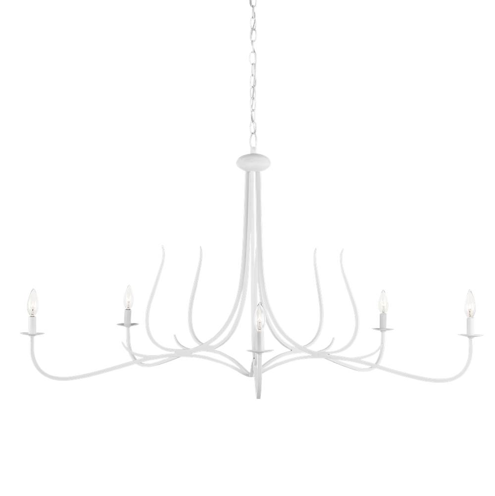 Currey And Company Passion White Chandelier