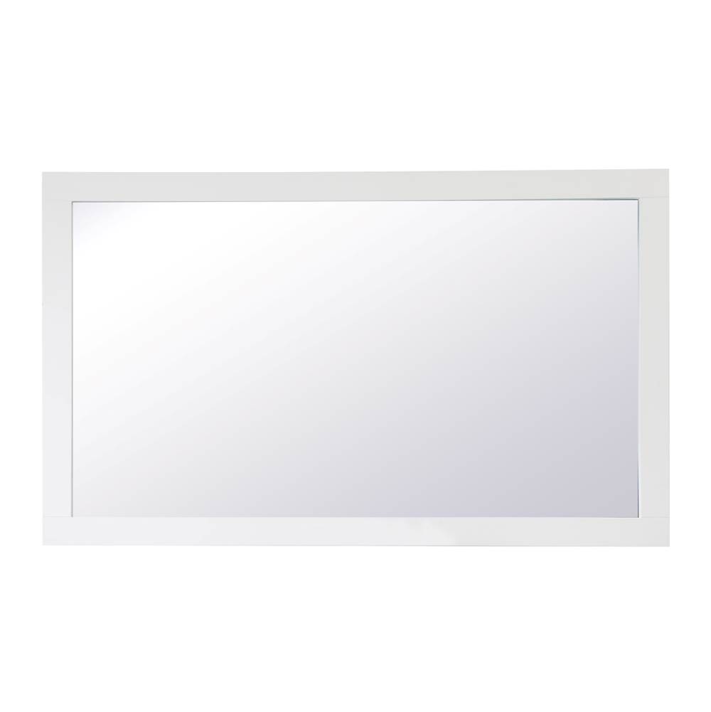 Elegant Lighting Aqua Rectangle Vanity Mirror 60 Inch In White