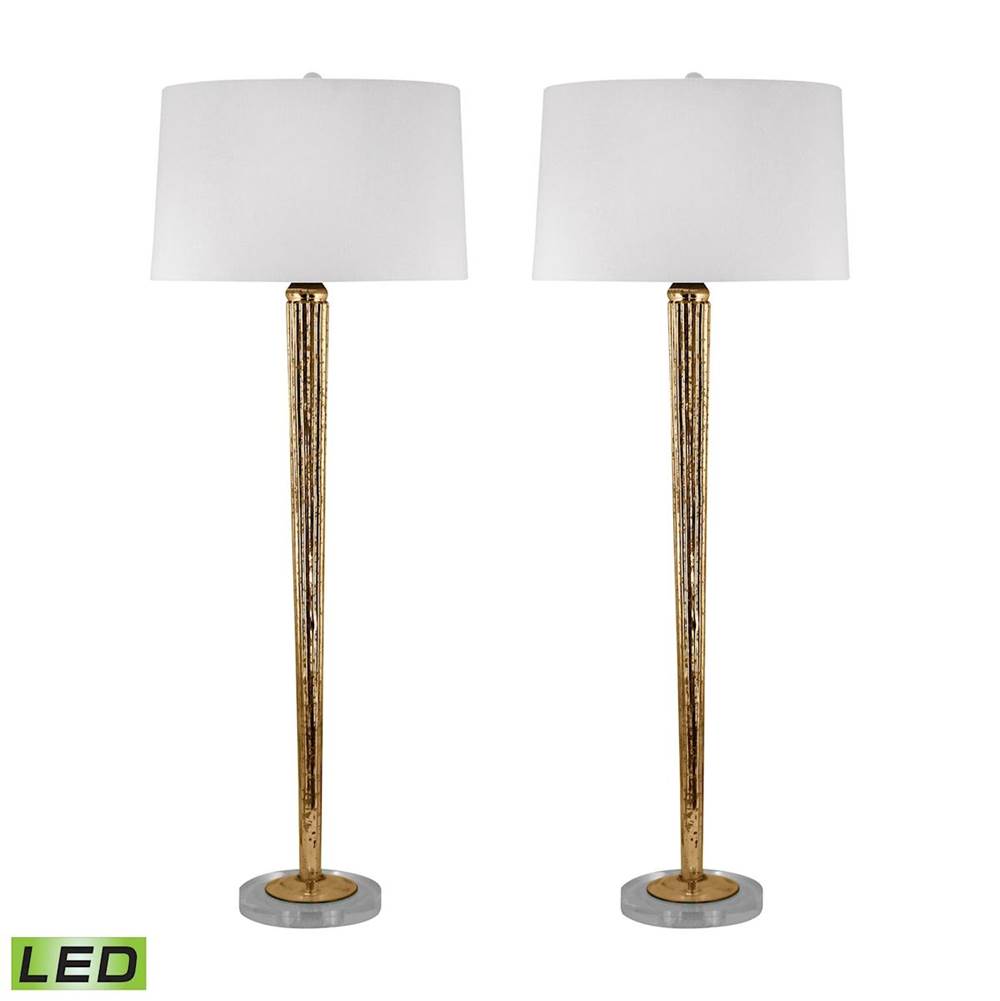 Elk Home Mercury Glass 37'' High 2-Light Buffet Lamp - Set of 2 - Mercury Gold