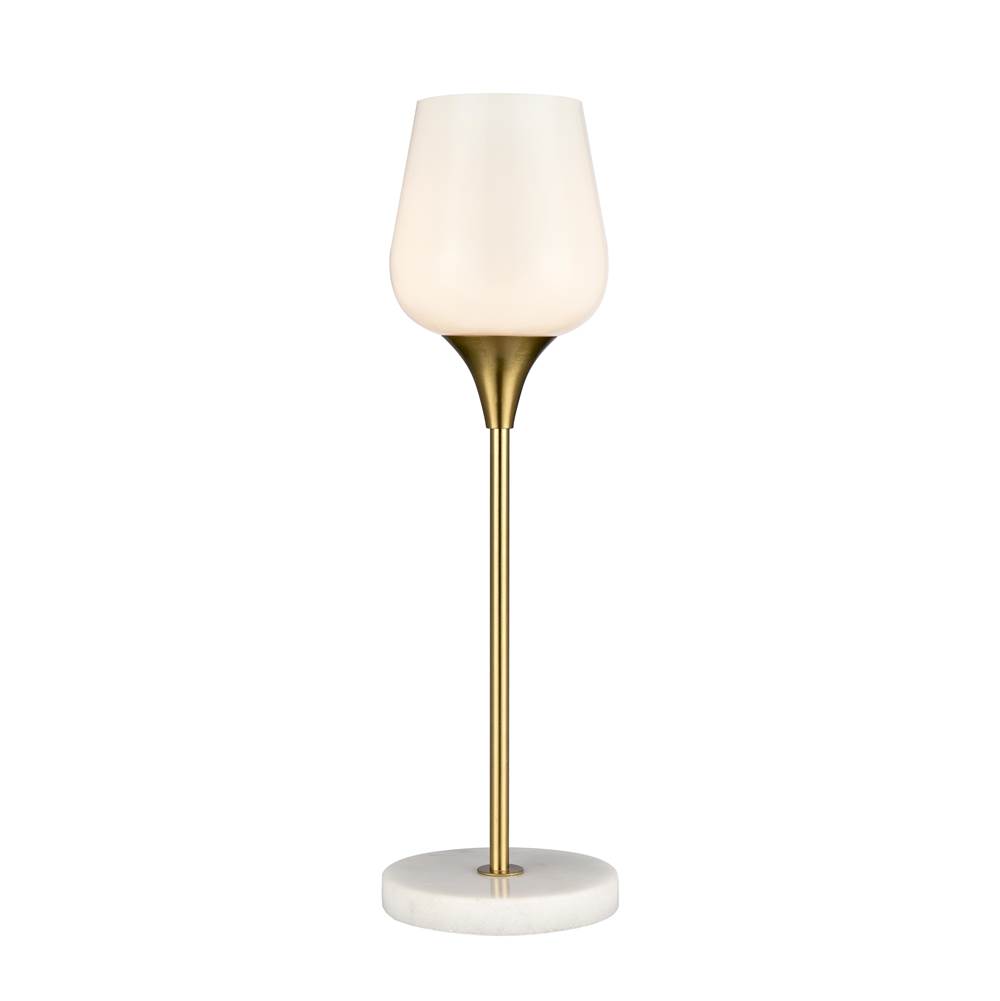 Elk Home Finch Lane 20'' High 1-Light Table Lamp - Satin Gold