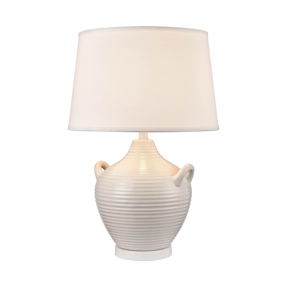 Elk Home Oxford 25'' High 1-Light Table Lamp - White
