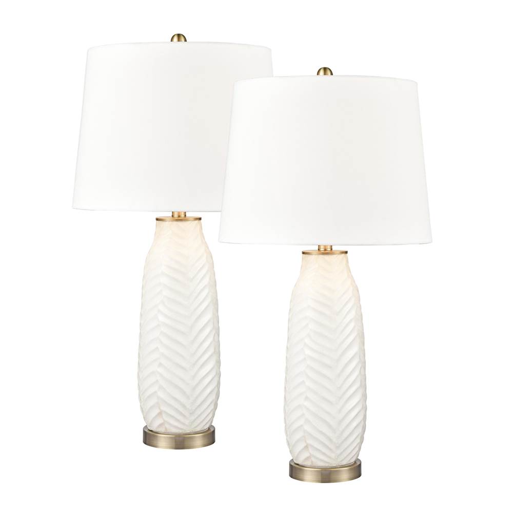 Elk Home Bynum 29'' High 1-Light Table Lamp - Set of 2 White