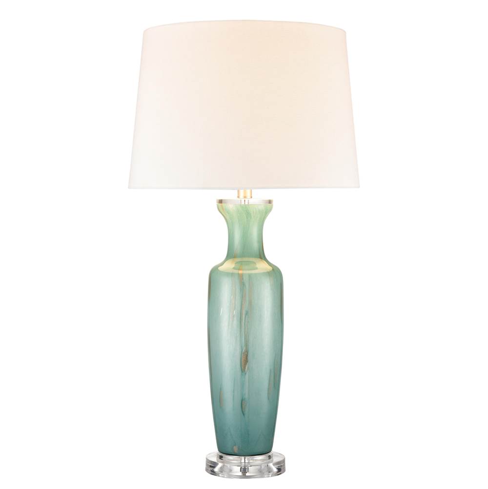 Elk Home Abilene Glass Table Lamp in Green; Single Price, 2 Per Carton