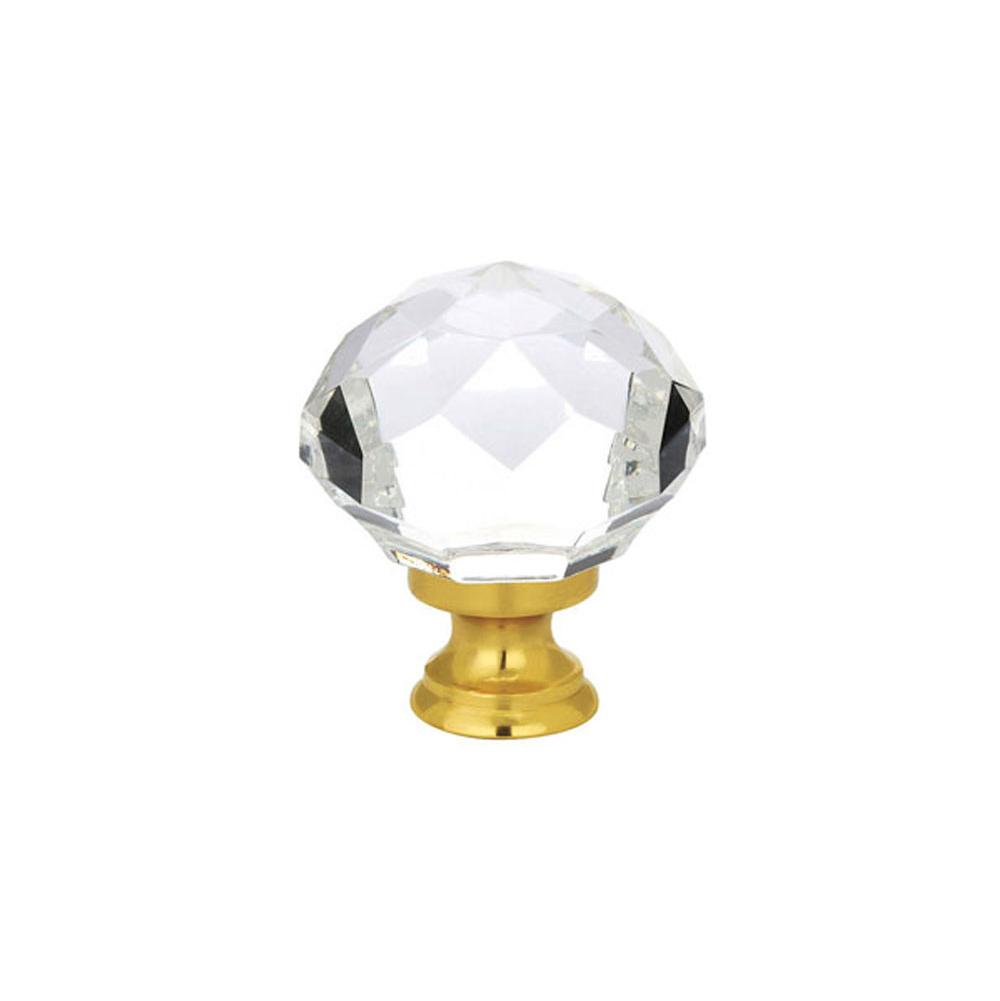 Emtek Diamond Wardrobe Knob, 1-3/4'', US15A