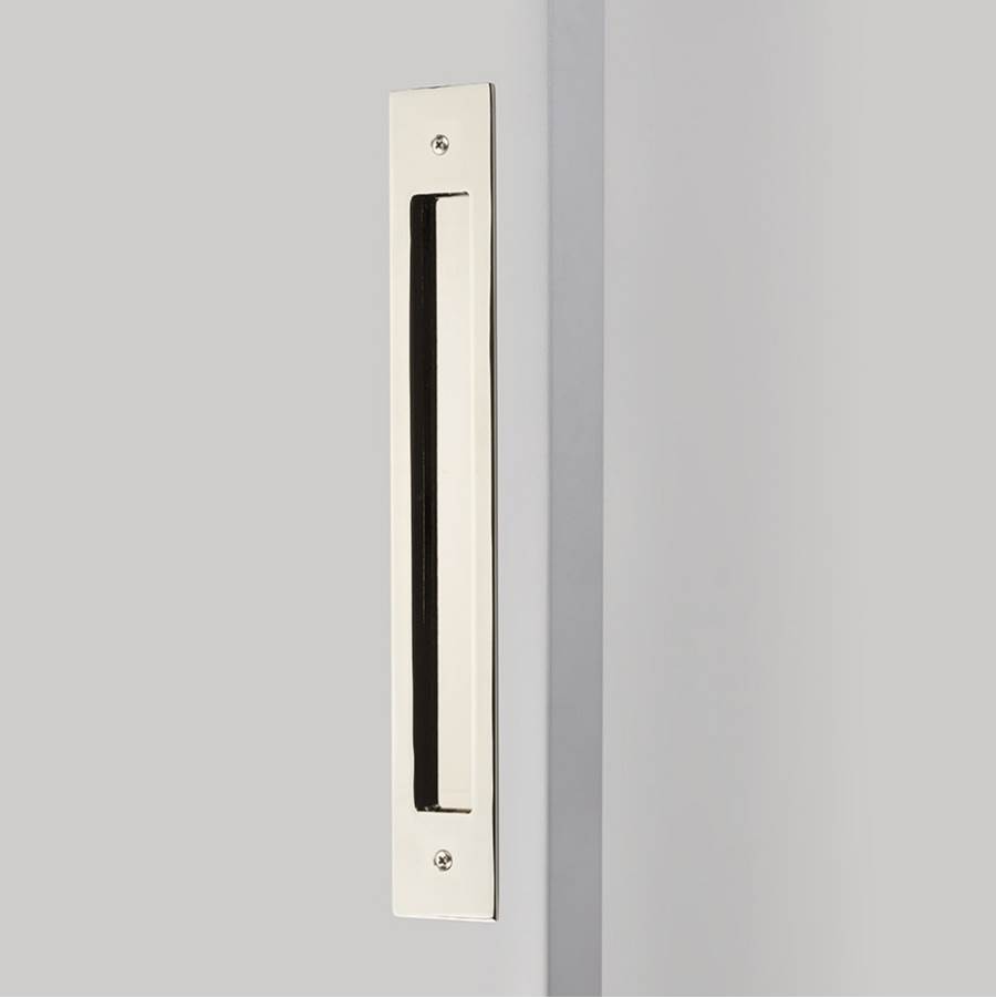 Emtek Modern Rectangular Flush Pull for Door Pull, 12'' C-C, US14