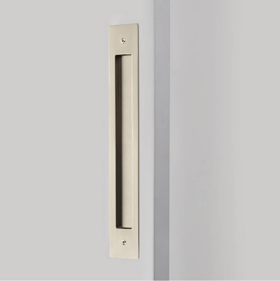 Emtek Modern Rectangular Flush Pull for Door Pull, 8'' C-C, US15