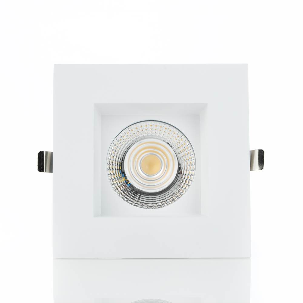 Eurofase 6 Inch Square Fixed Downlight In White