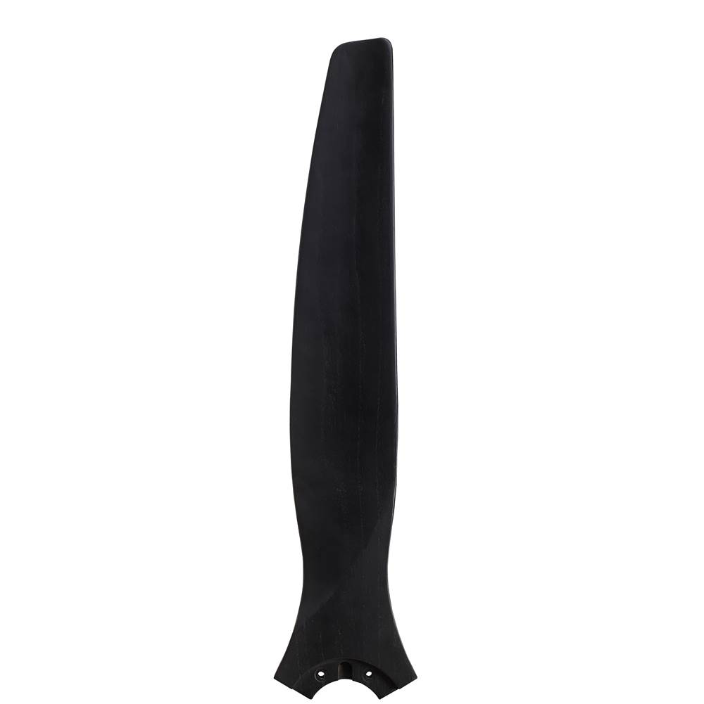 Fanimation Spitfire Blade Set of Three - 30 inch Length - Carved Wood - Black
