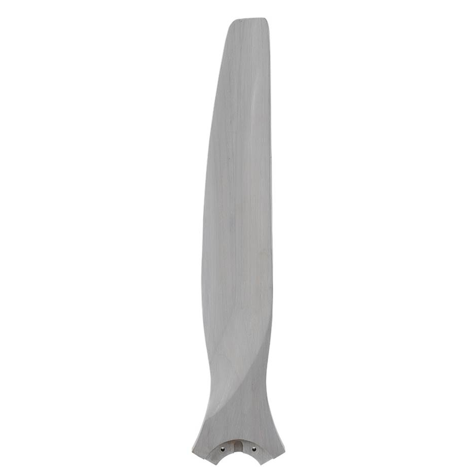 Fanimation Spitfire Blade Set of Three - 30 inch Length - Carved Wood - Washed White