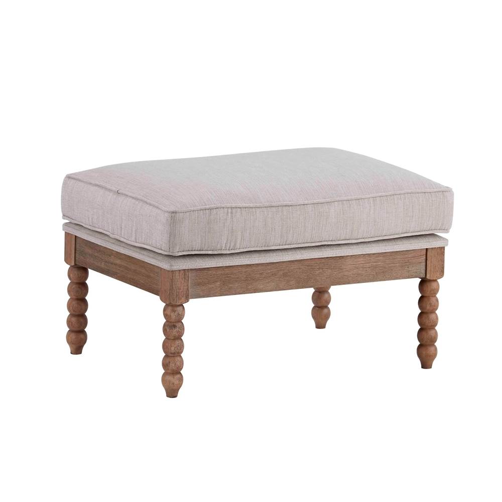 Forty West Designs Willow Ottoman (French Linen)
