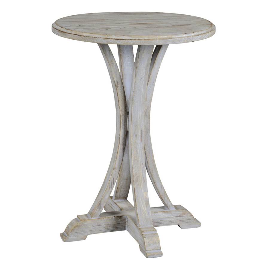 Forty West Designs Zach Side Table (Cottage White)