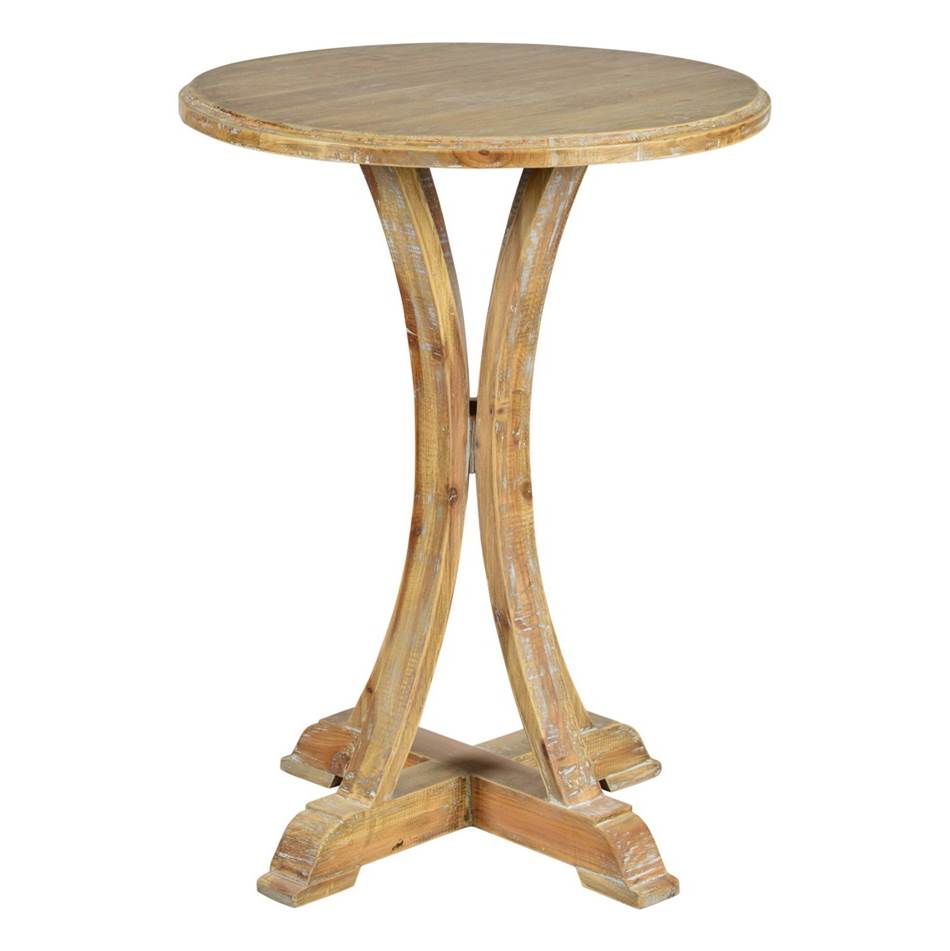 Forty West Designs Zach Side Table (Medium Brown Wash)