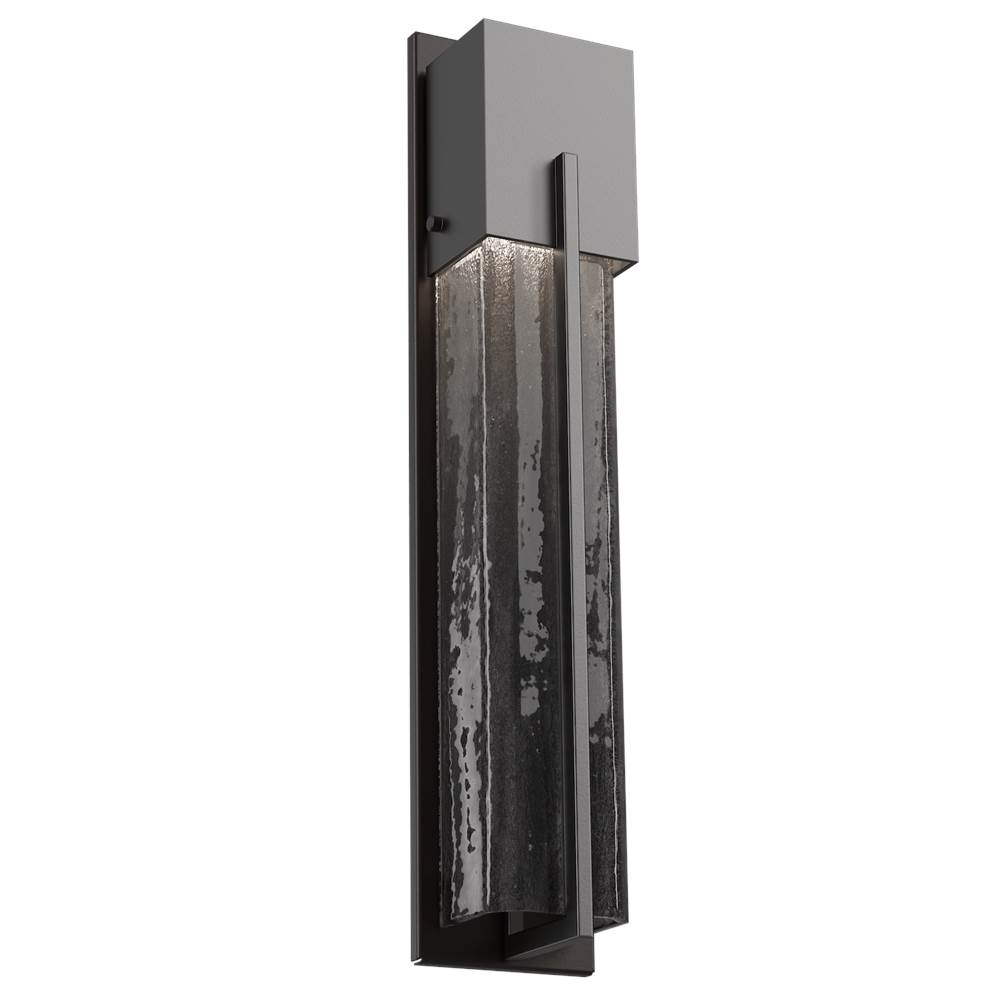 Hammerton Studio Outdoor Tall Square Cover Sconce with Metalwork