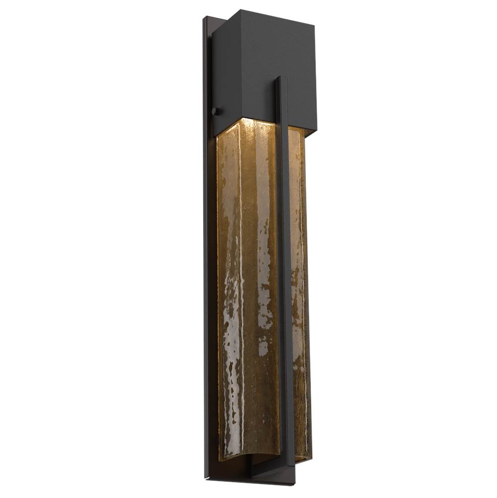 Hammerton Studio Outdoor Tall Square Cover Sconce with Metalwork