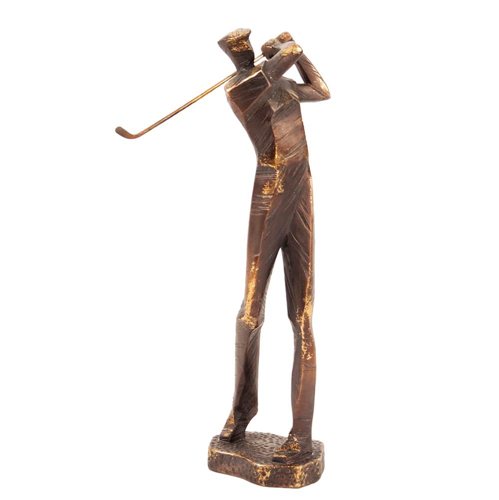 Howard Elliott Bronze Swinging Golf Player