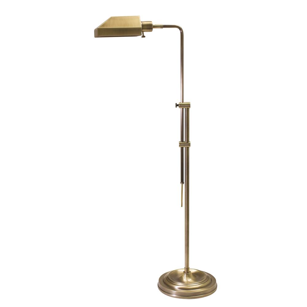 House Of Troy Coach Adjustable Antique Brass Pharmacy Floor Lamp