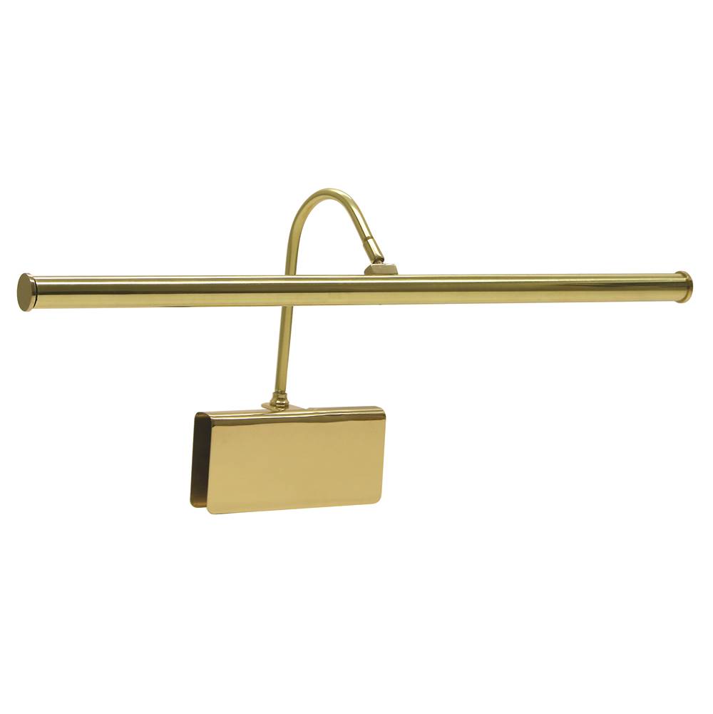House Of Troy Grand Piano LED Clamp Lamp 19'' Polished Brass