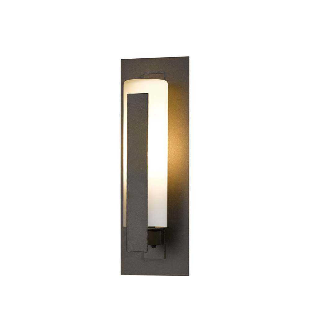 Hubbardton Forge Forged Vertical Bars Small Outdoor Sconce, 307285-SKT-20-GG0066