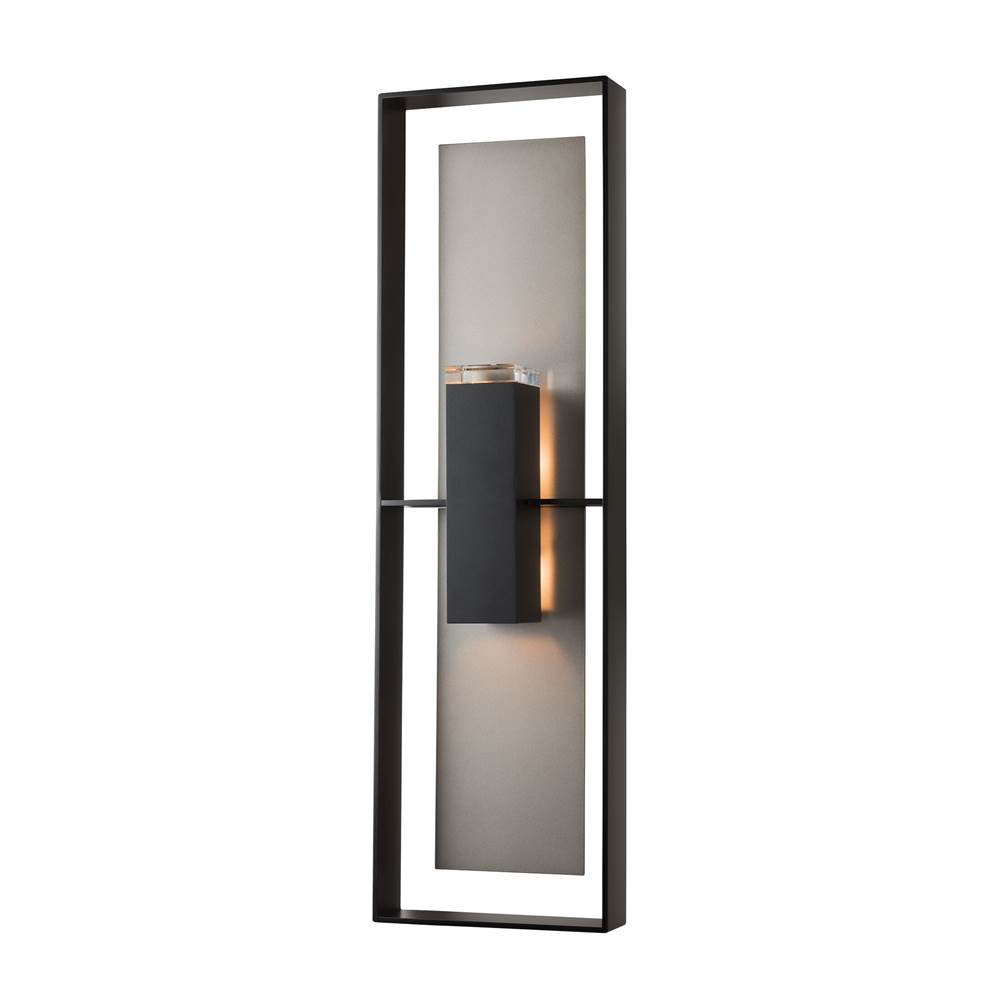 Hubbardton Forge Shadow Box Tall Outdoor Sconce, 302607-SKT-14-20-ZM0546