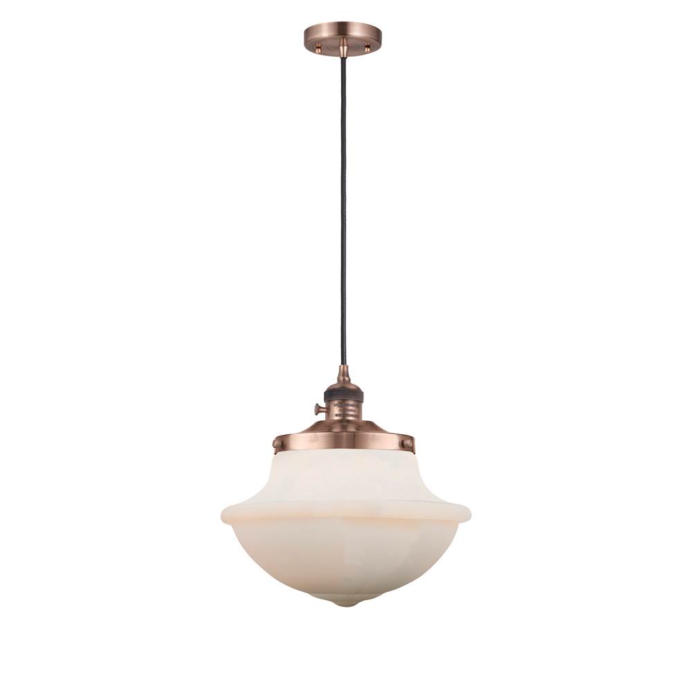 Innovations Oxford 1 Light 11.75'' Mini Pendant with Switch