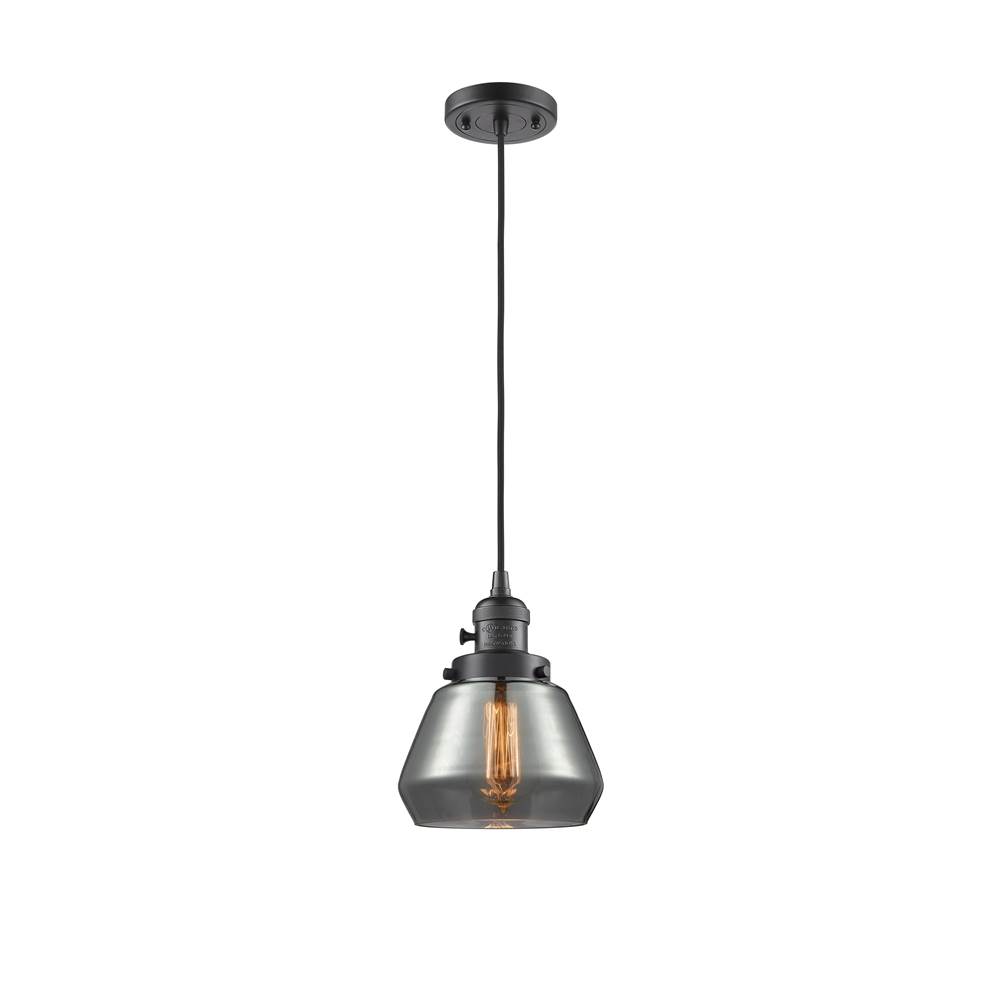 Innovations Fulton 1 Light 7'' Mini Pendant with Switch